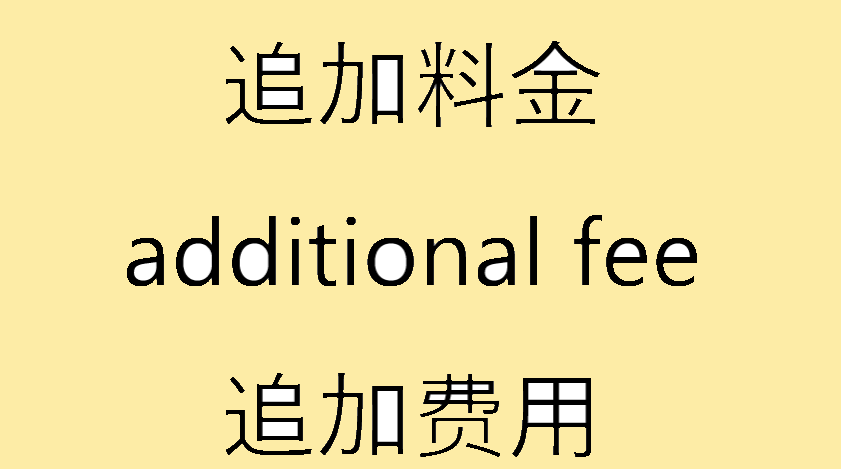 additional fee 11